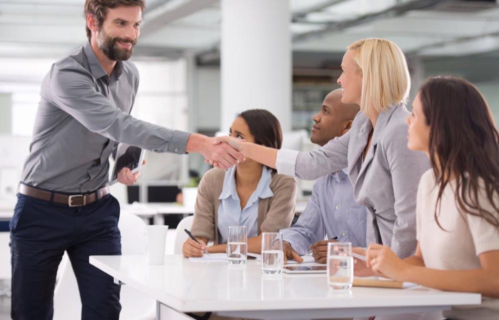 A group interview at a Driver Agent open event
